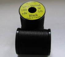 ��������� ���� UNI THREAD 3/0 black 100 yds